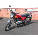 Kawasaki Z200 motorcycle, barn find, key and log book missing : For further condition reports please