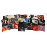 1980's rock vinyl LP records including The Smiths and The Cure : For further condition reports