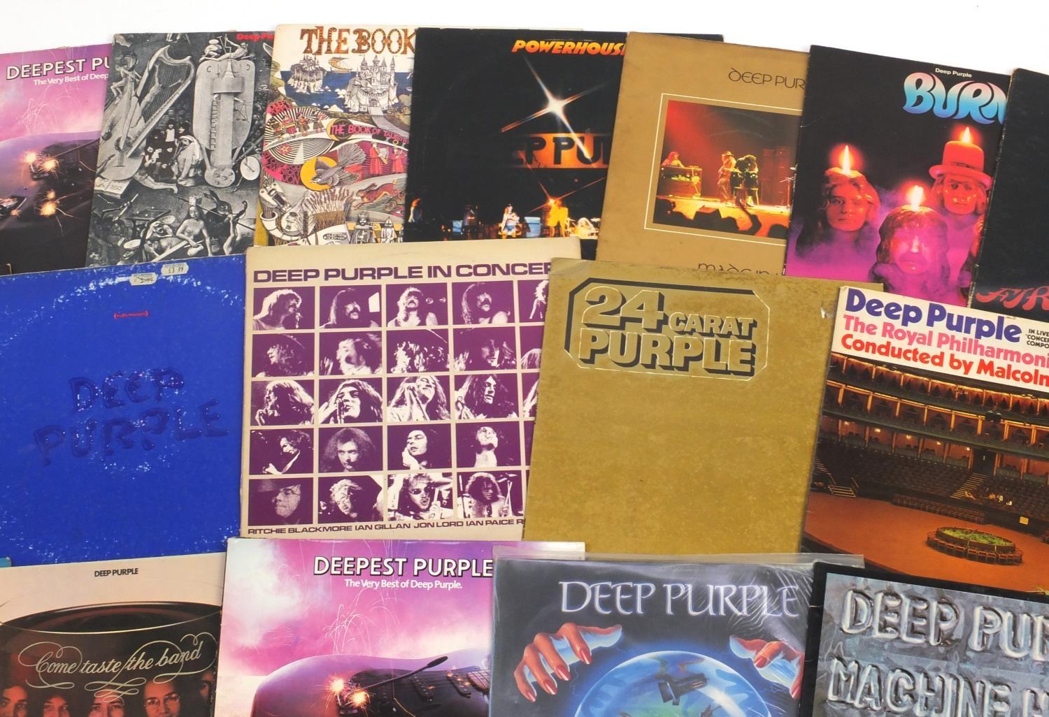Deep Purple rock vinyl LP records including The Book of Taliesyn : For further condition reports - Image 3 of 7