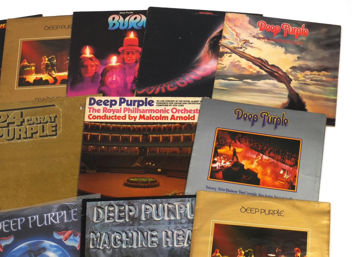 Deep Purple rock vinyl LP records including The Book of Taliesyn : For further condition reports - Image 4 of 7