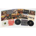 Beatles vinyl LP records including Please Please Me, Rubber Soul, Beatles For Sale and Help : For