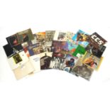 Rock vinyl LP records including Led Zeppelin and Fleetwood Mac : For further condition reports