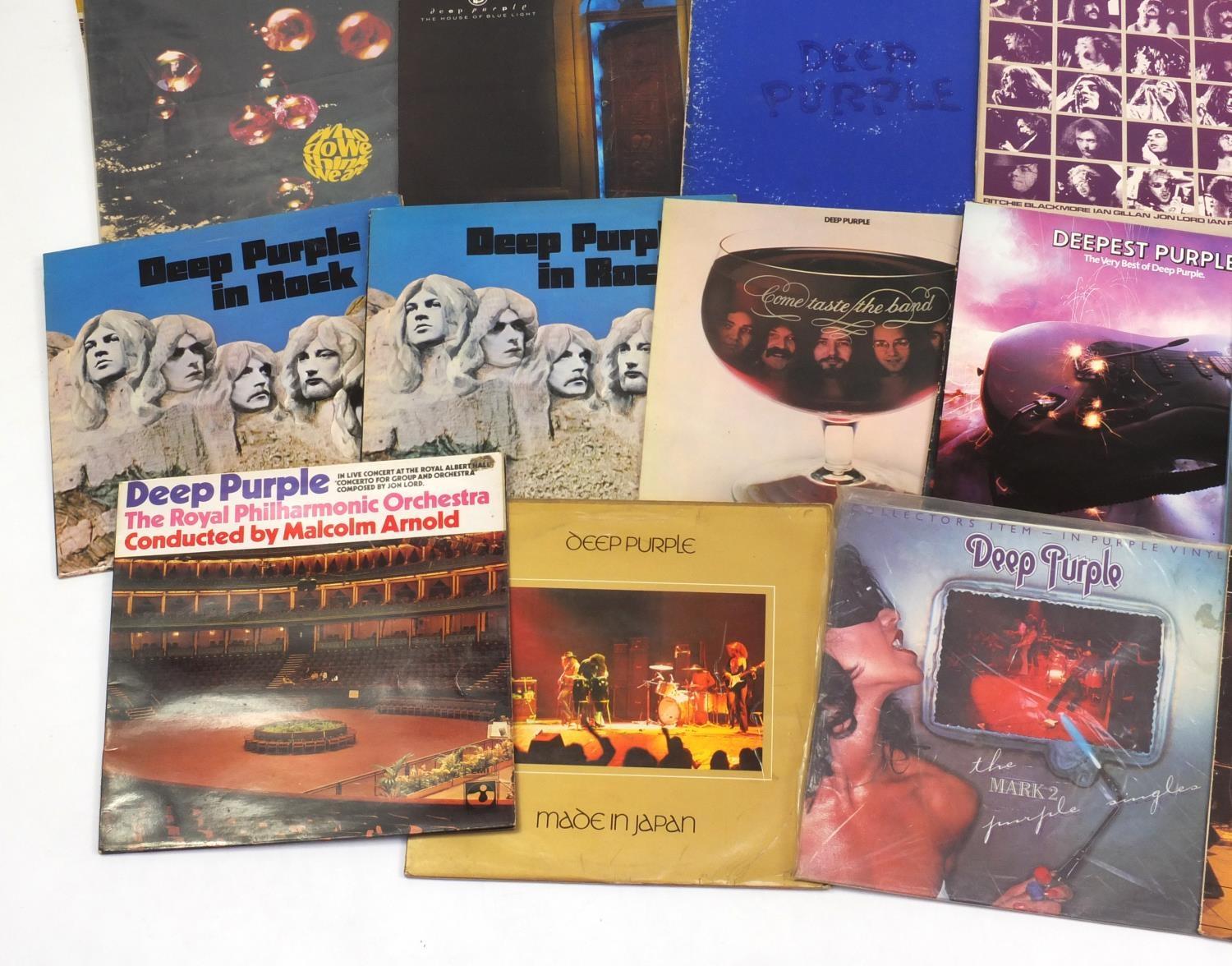 Deep Purple rock vinyl LP records including The Book of Taliesyn : For further condition reports - Image 5 of 7