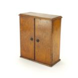 Oak key cabinet, 27cm x 23cm x 11cm : For further condition reports please visit www.