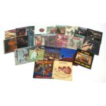 Rock vinyl LP records including Vertigo, King Crimson and Spooky Tooth : For further condition