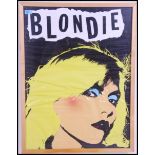 Musical Interest. A 20th century Blondie poster be
