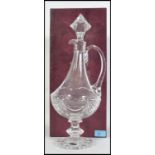 A 20th century boxed Cut glass crystal Taille - Ma