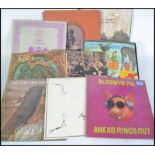 A collection of vinyl long LP's albums to include