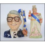 A Kevin Francis ceramics character jug in the form of John Major No 14/500 together a Kevin