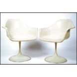 A pair of 1970's large Eero Saarinen for Arkana ar