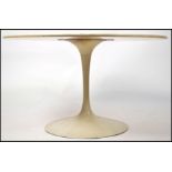 A 1970's large Eero Saarinen for Arkana white tuli