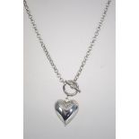 A contemporary silver 925 ladies necklac