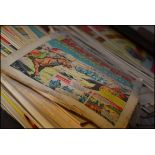 Collection of vintage Hotspur and related comic bo
