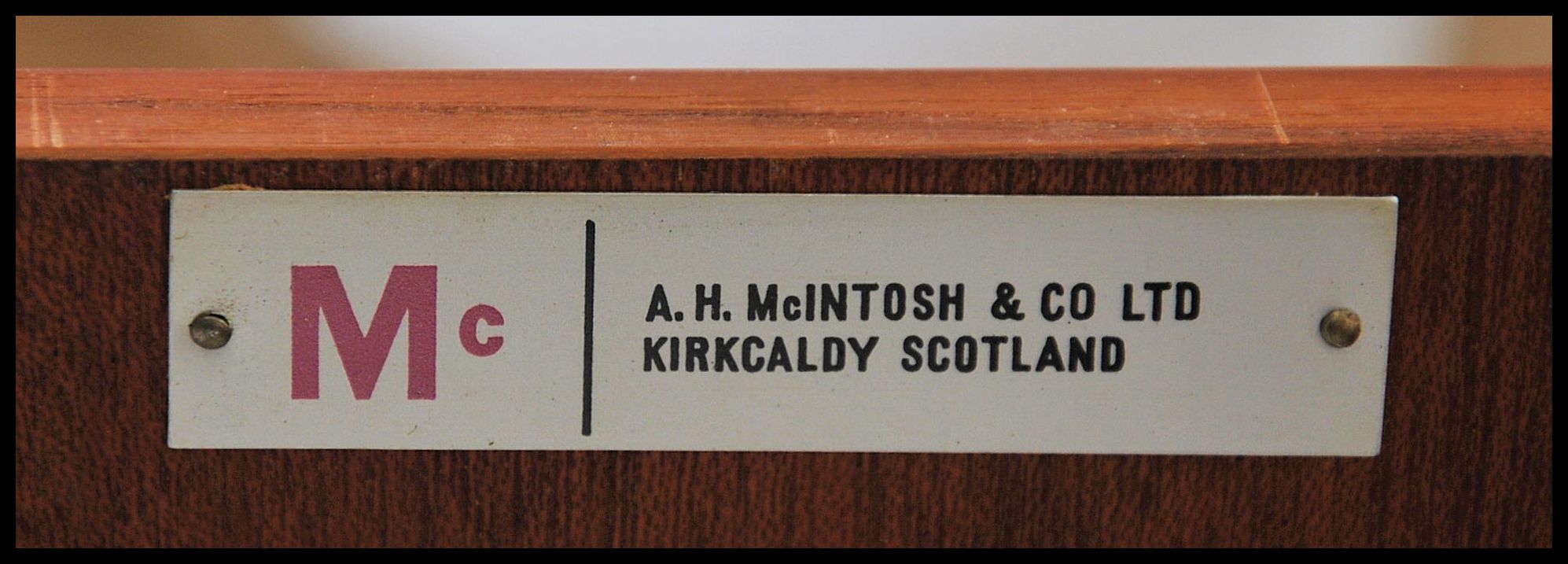 A 1970's Mcintosh of Kirkcaldy Scottish teak wood sideboard dresser in teak being rased on squared - Image 5 of 5