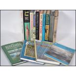 A collection of Fishing reference books to include many titles. Fly Fishing, Shoreline Fishing Trout