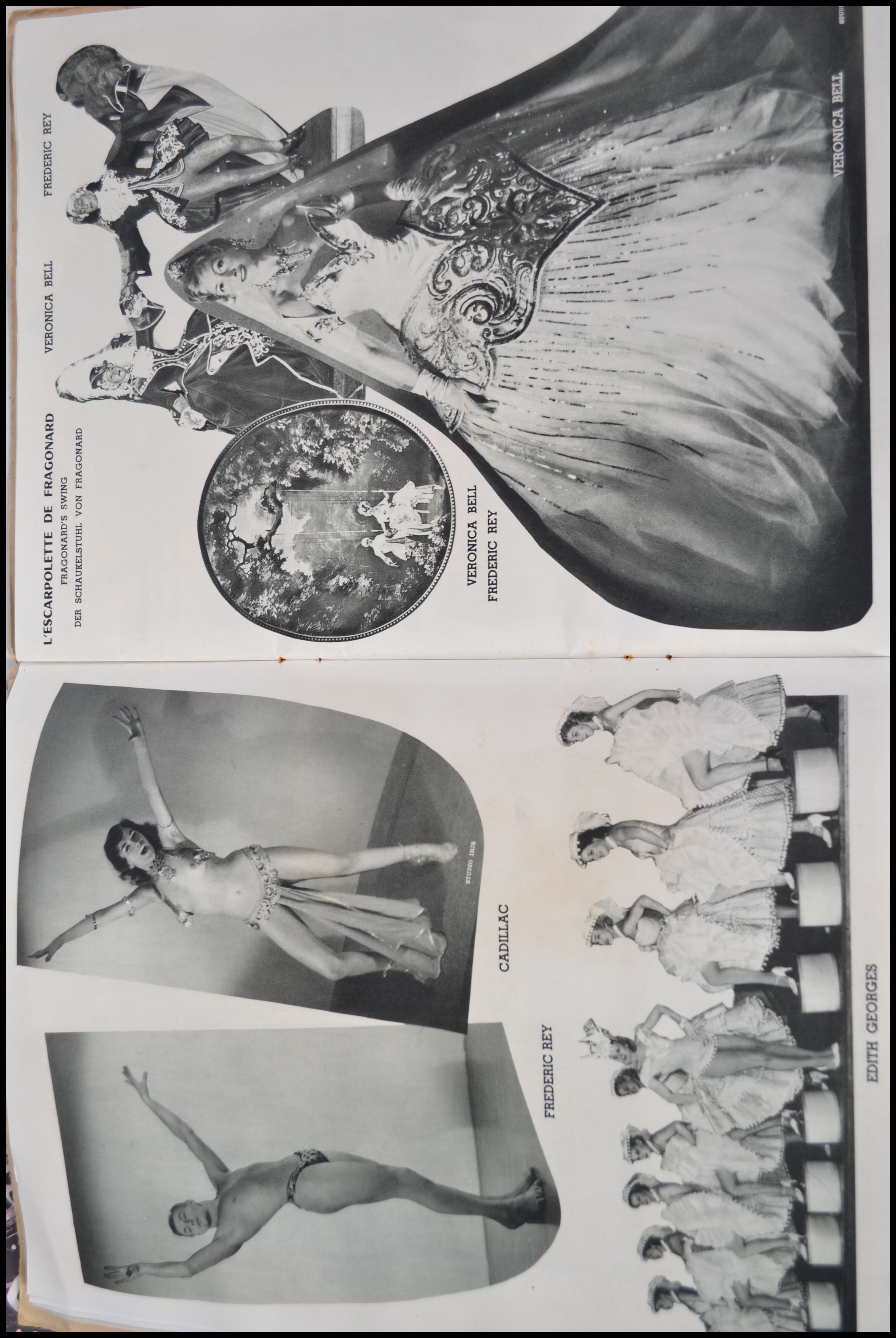 A stunning 1950's Follie Berger pictorial programme together with two similar programmes. - Image 4 of 10