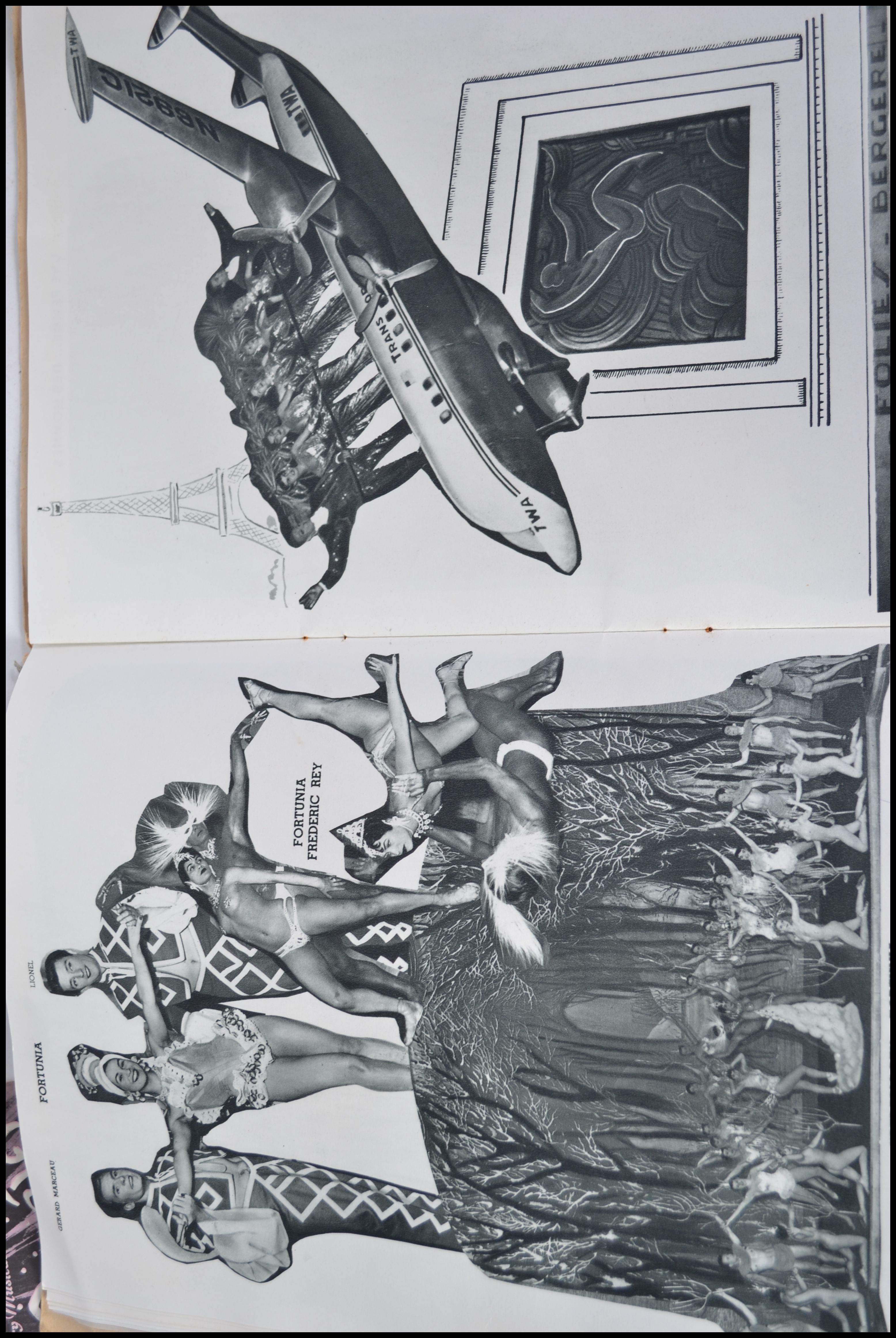 A stunning 1950's Follie Berger pictorial programme together with two similar programmes. - Image 6 of 10