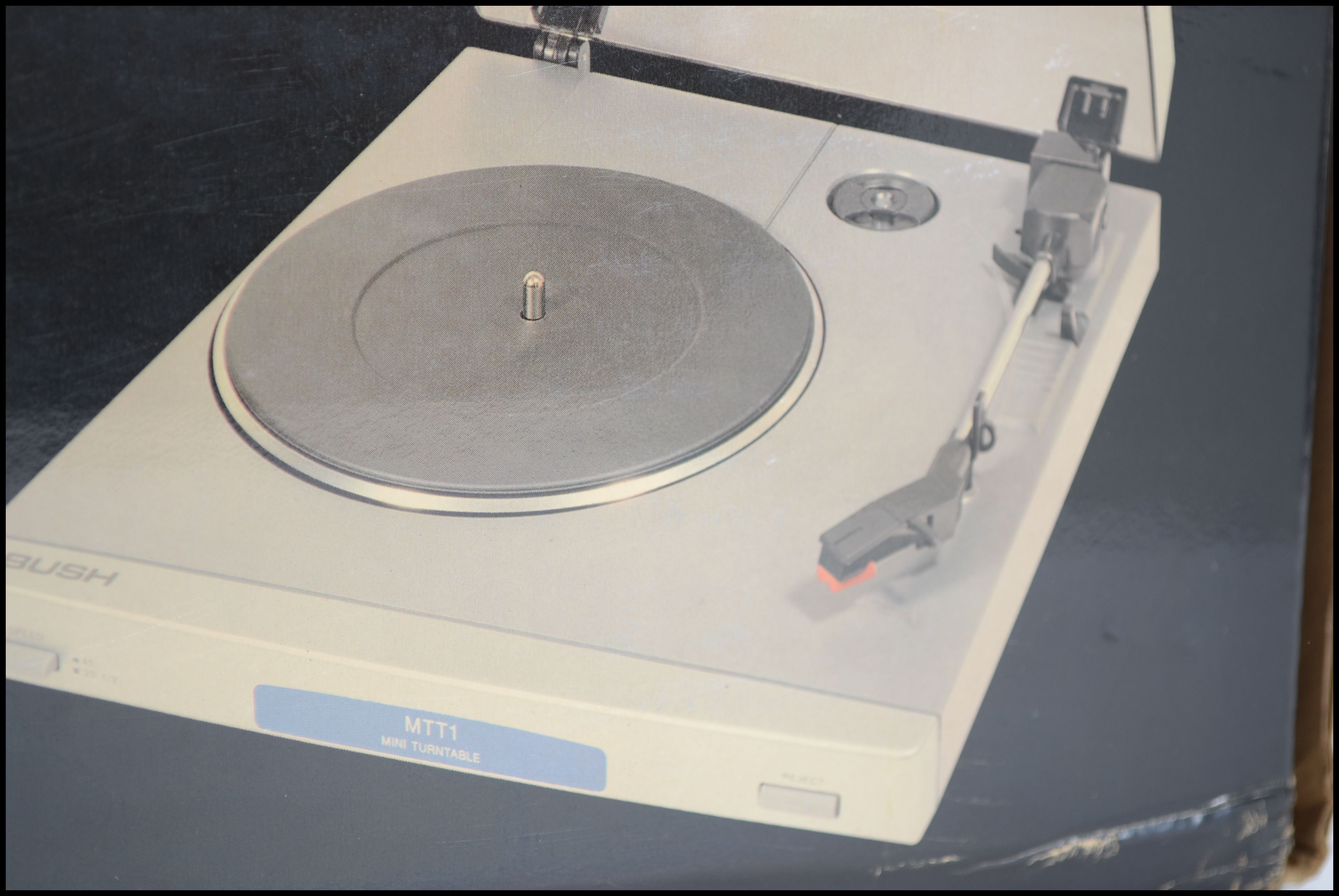 A cased Bush Acoustics MTT I turntable / record box in the original case. - Image 4 of 4
