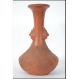 A Chinese believed 19th century terracotta vase of