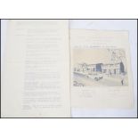 BRISLINGTON. Illustrated building plans & Works schedule of house in Hillsborough Rd, part of Co-