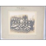 FOOTBALL 1906/07 Clifton Athletic AFC.Original large mounted B&W photo with named players &