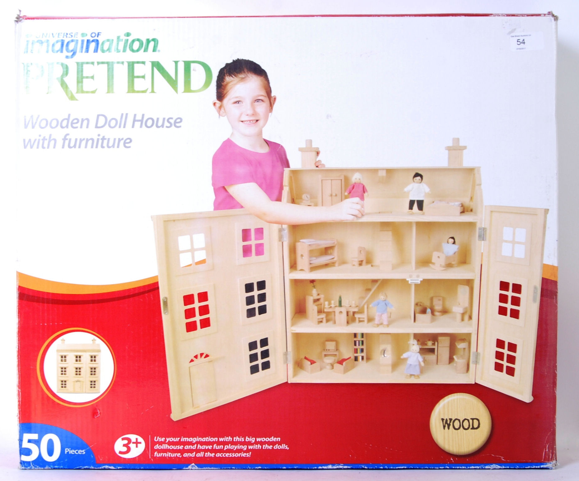 WOODEN DOLLS HOUSE