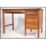 A superb mid century Danish inspired teak desk hav