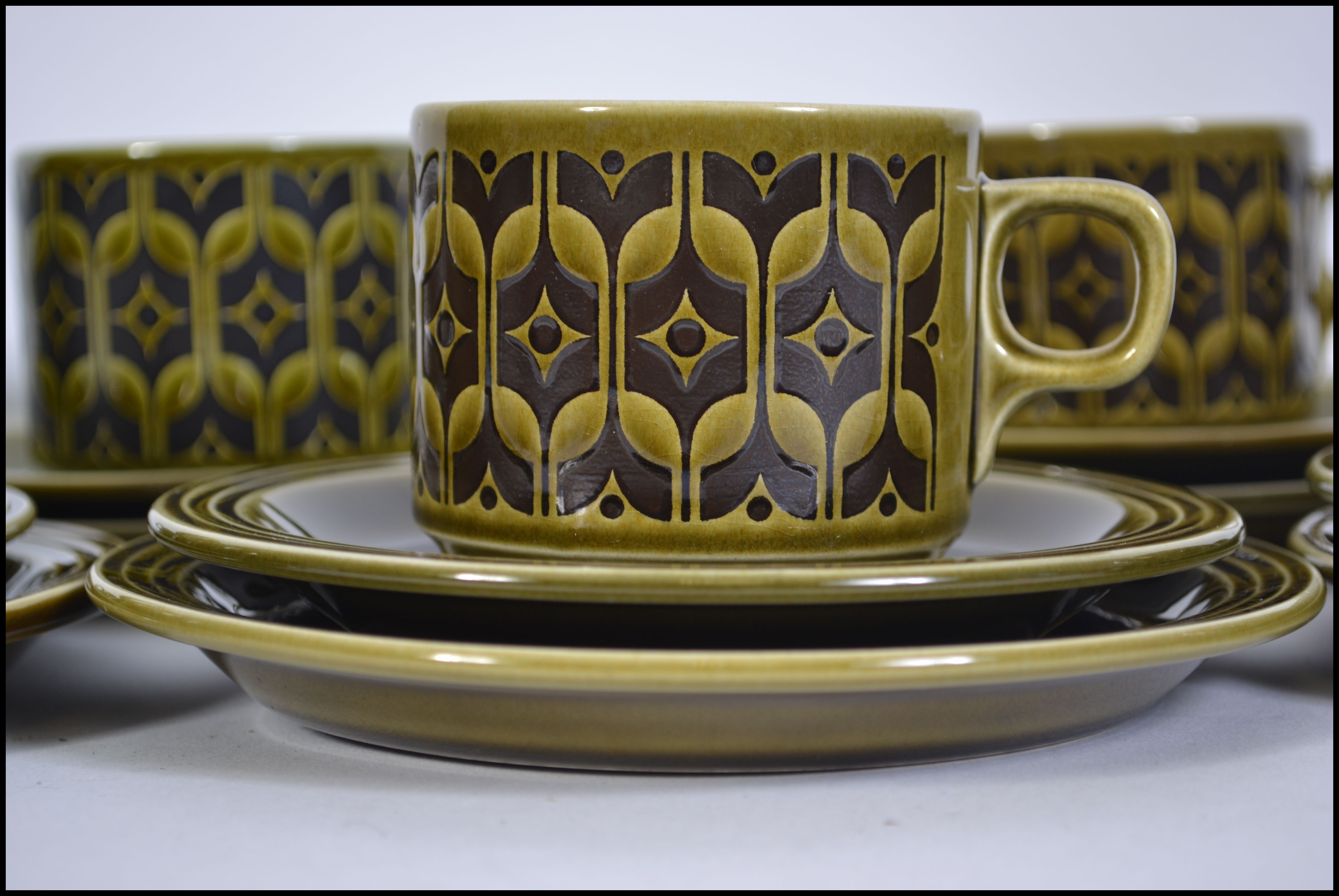 A group of 8 vintage retro mid century Hornsea pot - Image 5 of 10