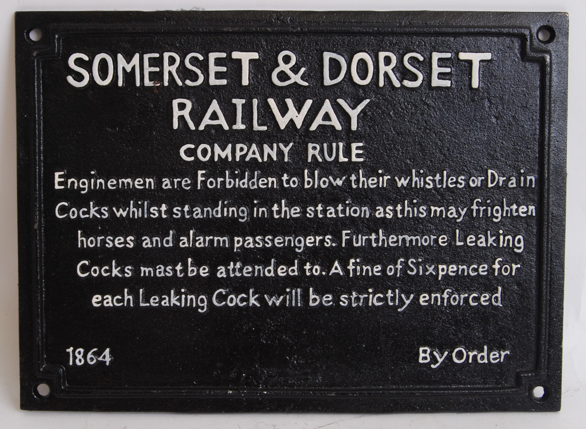 SOMERSET & DORSET SIGN