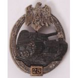 GERMAN TANK BADGE