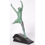 Pierre Le Faguays (FAYRAL - FRENCH 1892-1962) A 1920's Art Deco stunning art metal sculpture