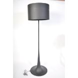 After Sebastian Wrong. A stunning flos spun floor lamp / standard lamp having an inverted tulip