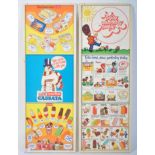 A stunning pair of original 1970's ice cream van - lolly treat menu's. Each of rectangular form with