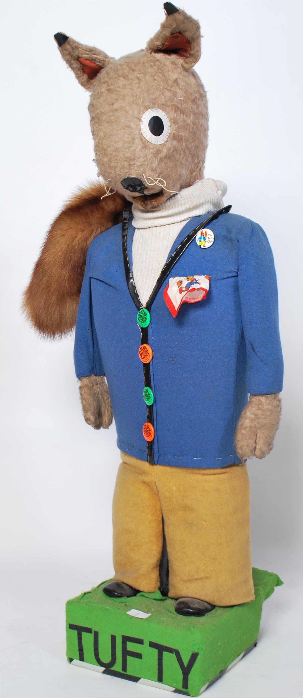 A retro 1970's public library / school large floor standing Mr Tufty ( Stop Look & Listen ) The