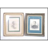 A pair of framed and glazed Victorian photograph p
