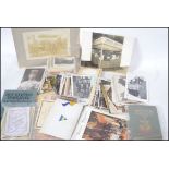 A small collection of postcards, greeting cards, c