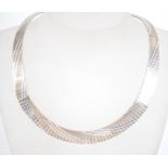 A vintage sterling gilt silver Cleopatra necklace