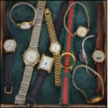 A group of to vintage watches to include Timex, Se
