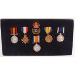 WWI MEDAL GROUP