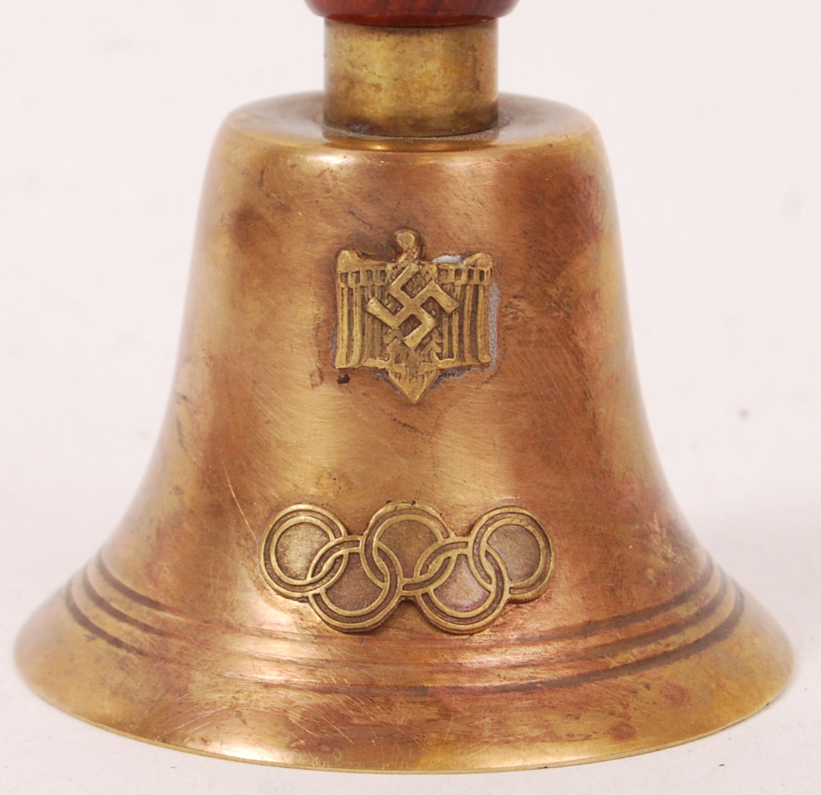 NAZI OLYMPICS BRASS BELL - Image 2 of 3