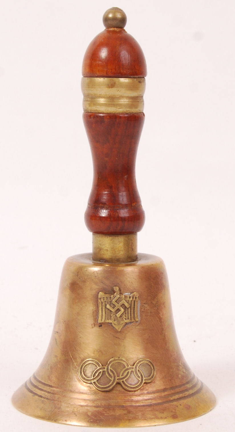 NAZI OLYMPICS BRASS BELL