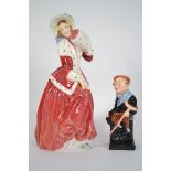 2 Royal Doulton figurines to include Tiny TIm & Ch