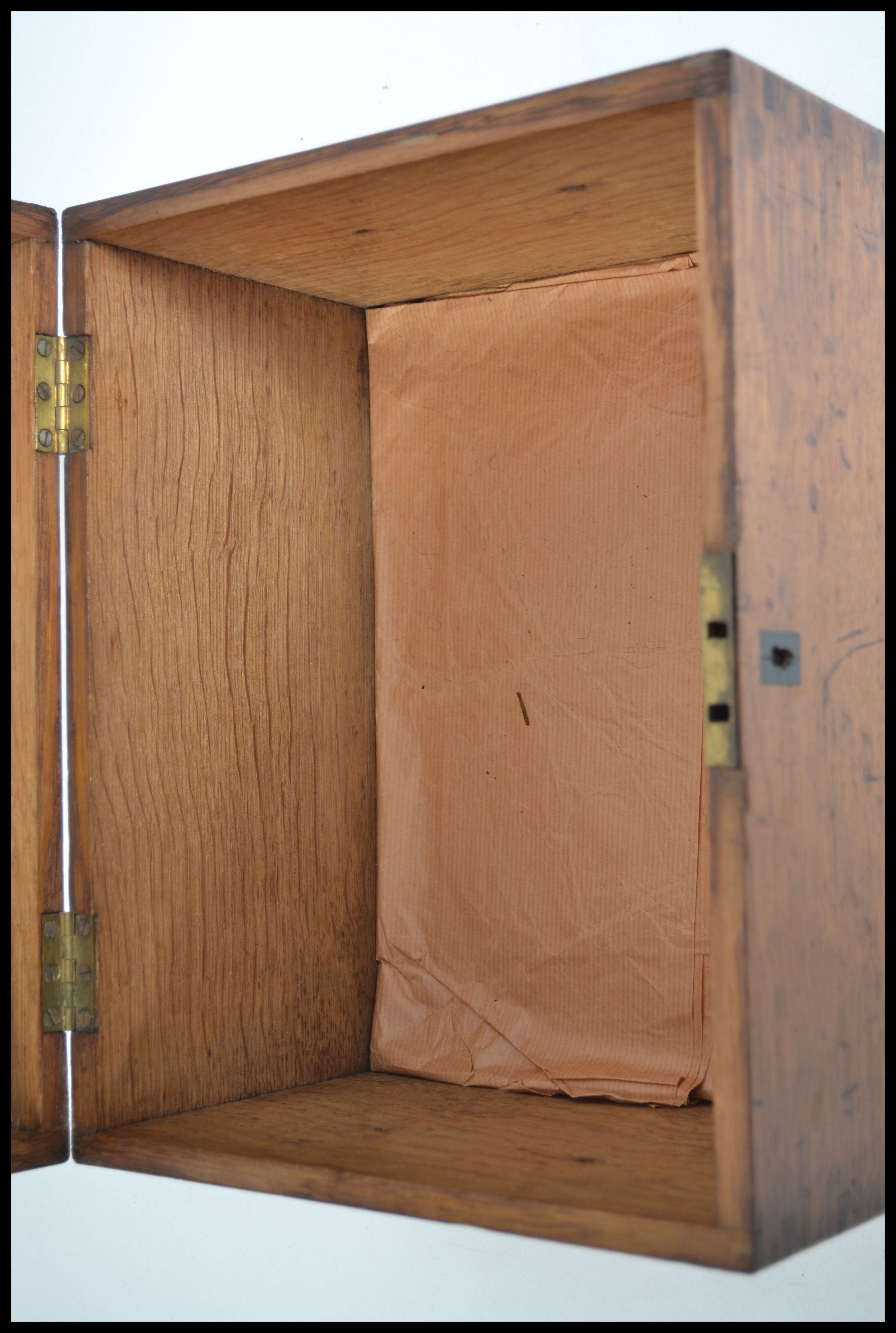 An Edwardian oak silver priests - christening box - Image 5 of 8