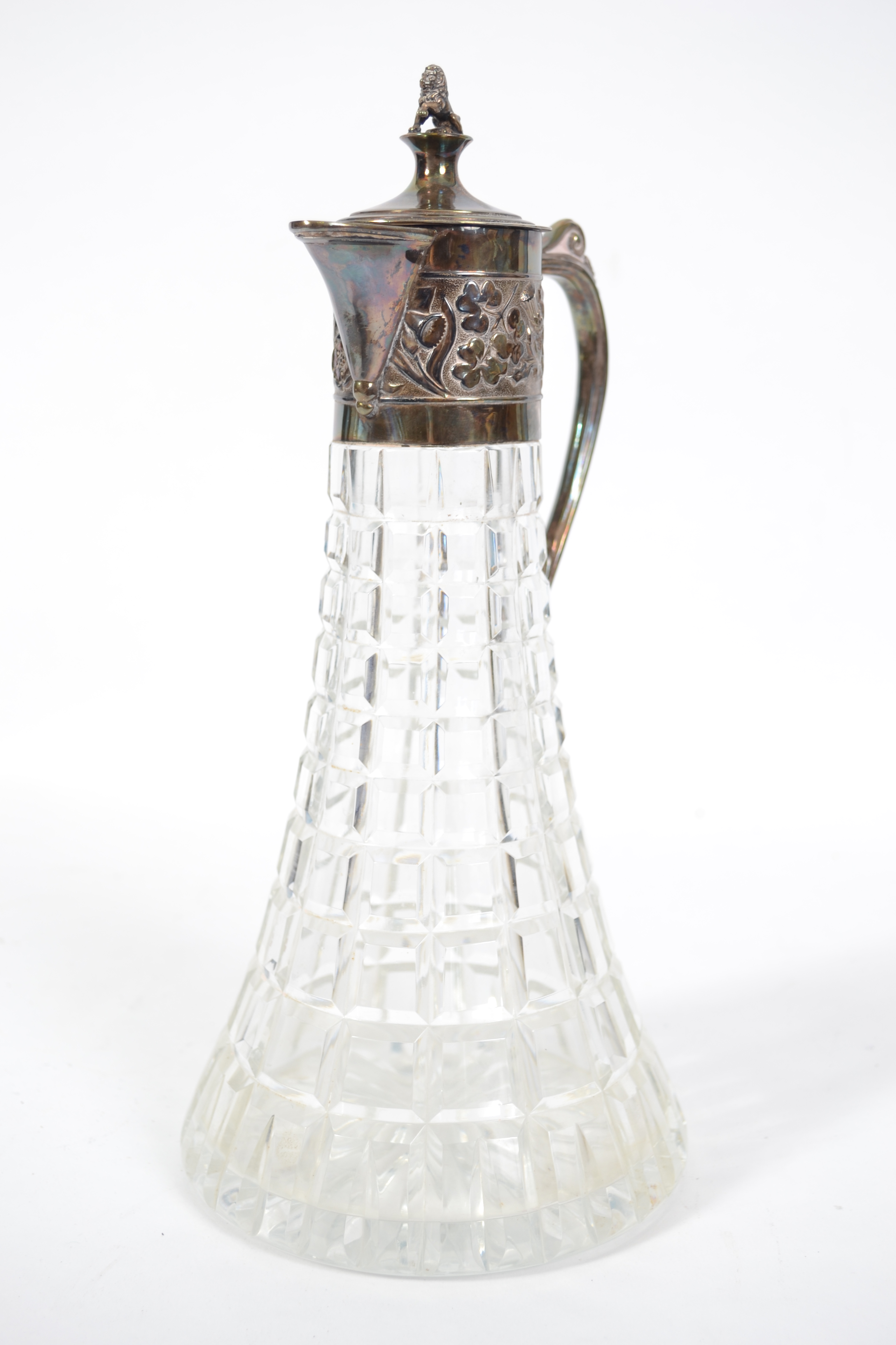 A silver hallmarked continental mounted cut glass - Image 2 of 7