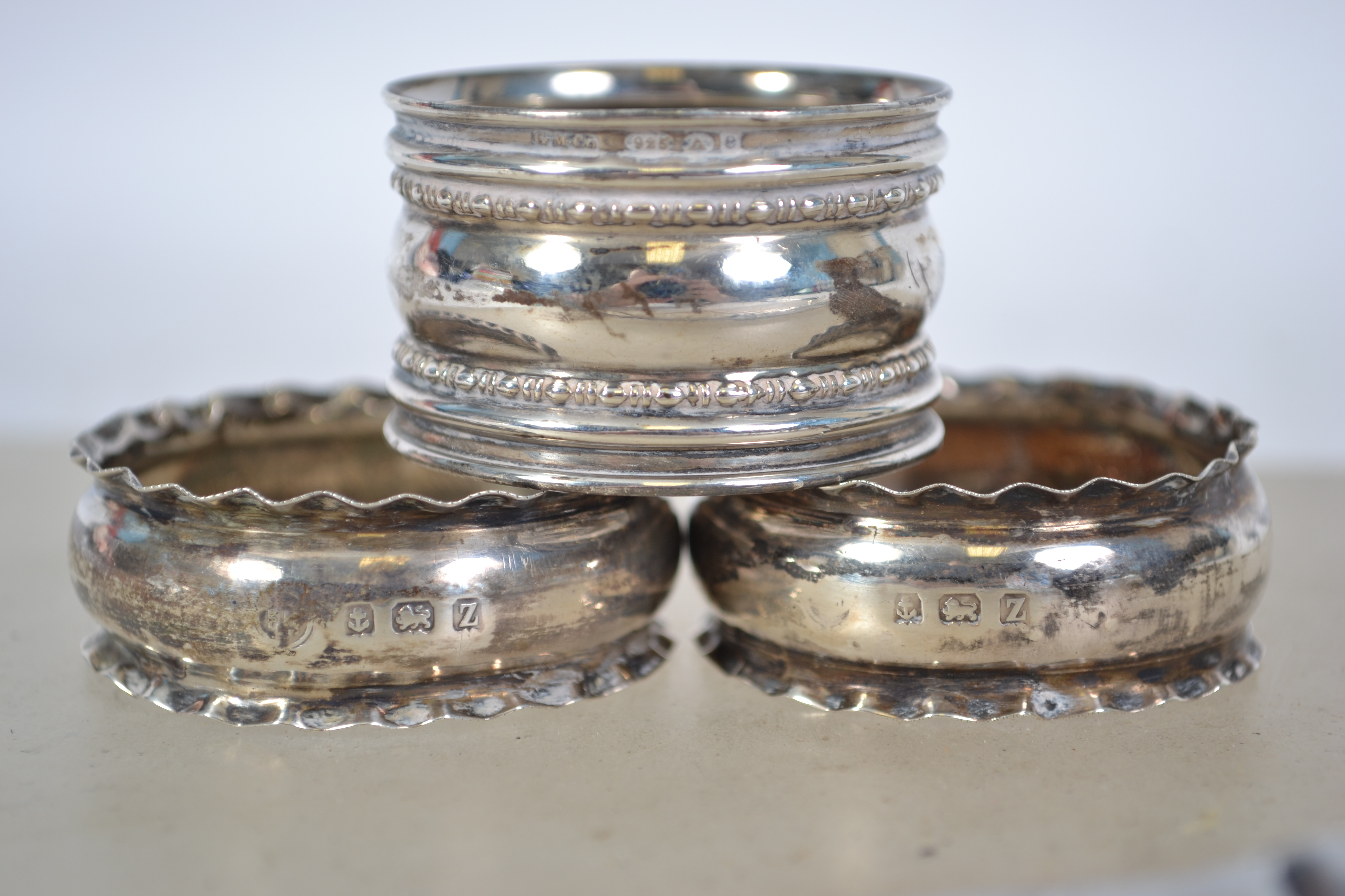 A collection of silver to include a hallmarked gra - Image 3 of 4