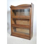 A good Victorian oak lawyers bookcase stacking cab