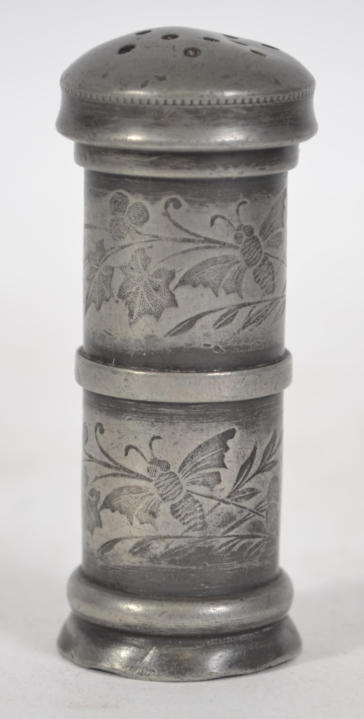 A believed 18th century pewter writing sander of c - Image 2 of 5