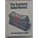 The Scarlatti Inheritance; Ludlum, Robert. First UK Edition, 1971. With dustcover. Signed with