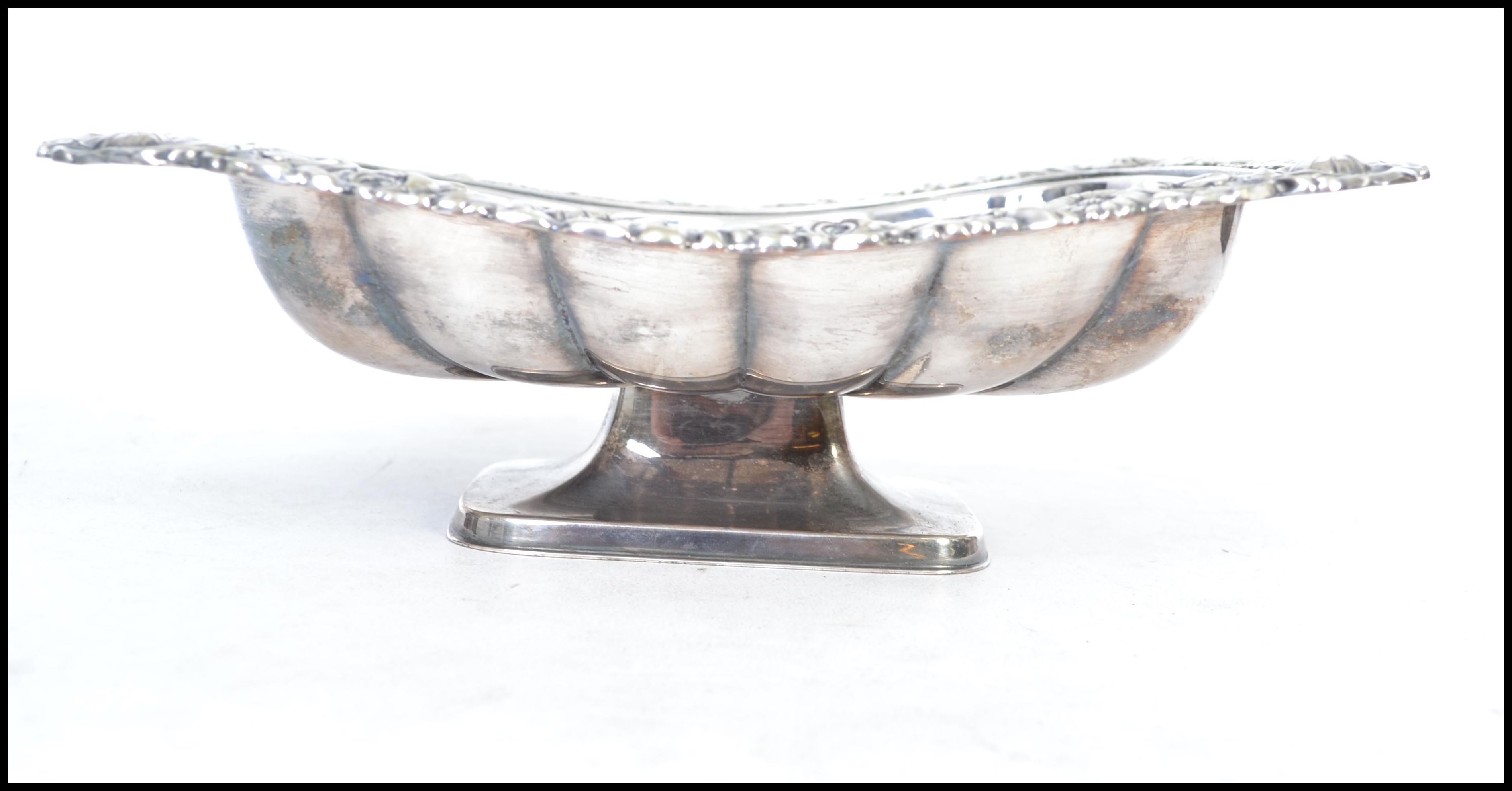 A Victorian silver plate on copper bread dish havi - Image 5 of 10