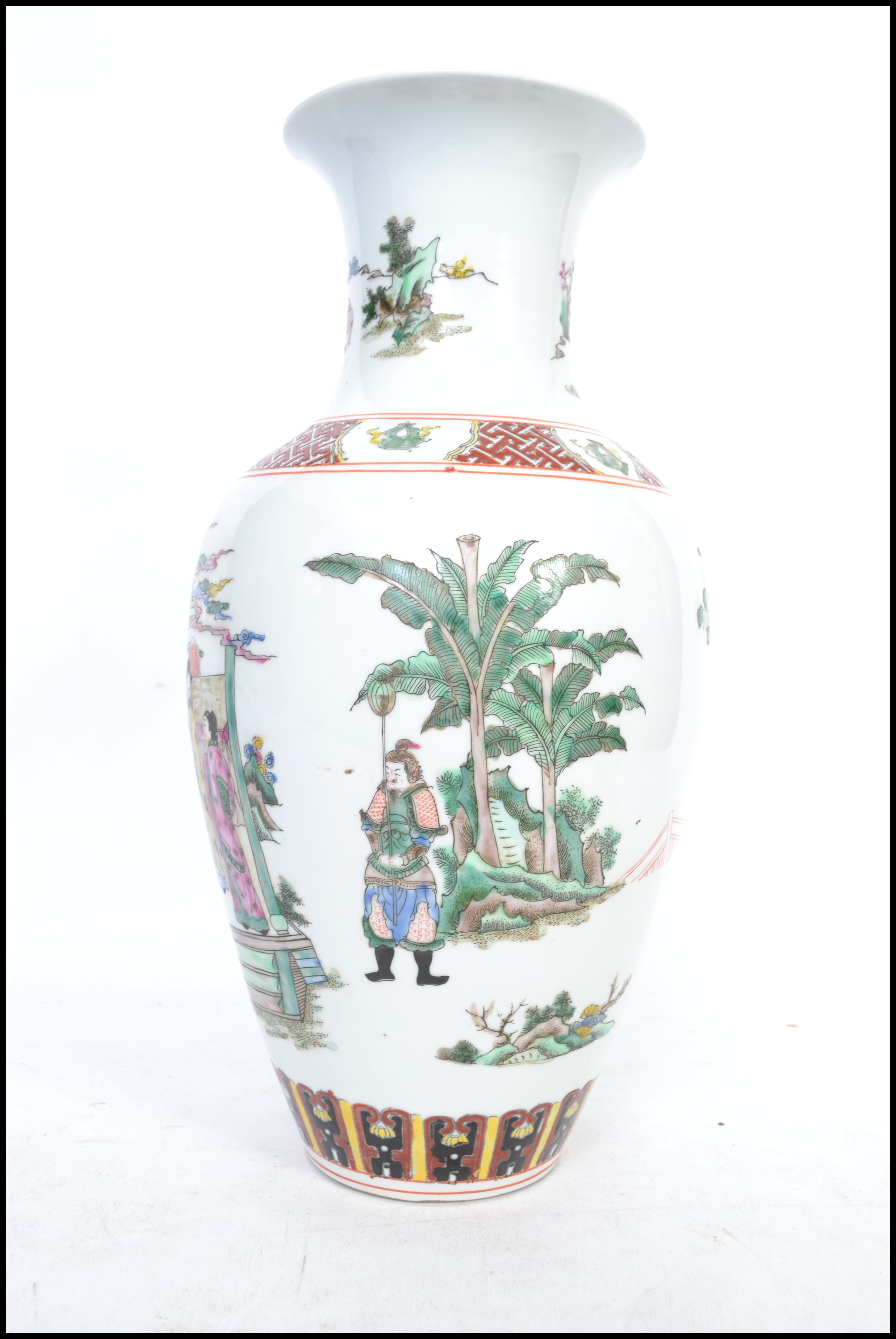 A large 18th /19th century Chinese Kangxi vase of